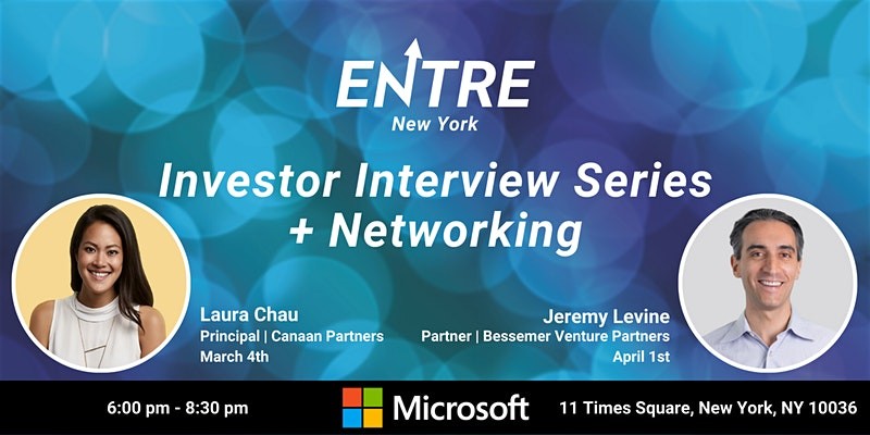 Investor Interview Series + Networking