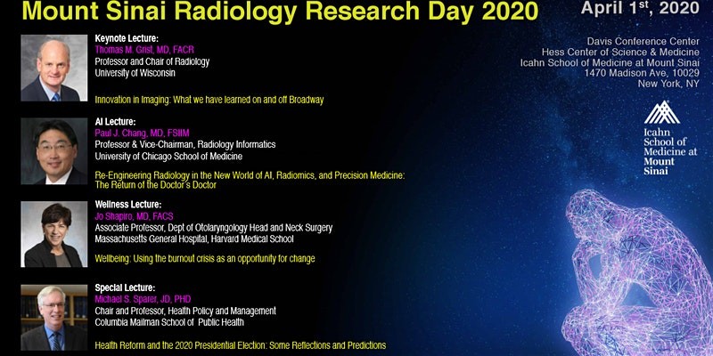 Mount Sinai Radiology Research Day 2020